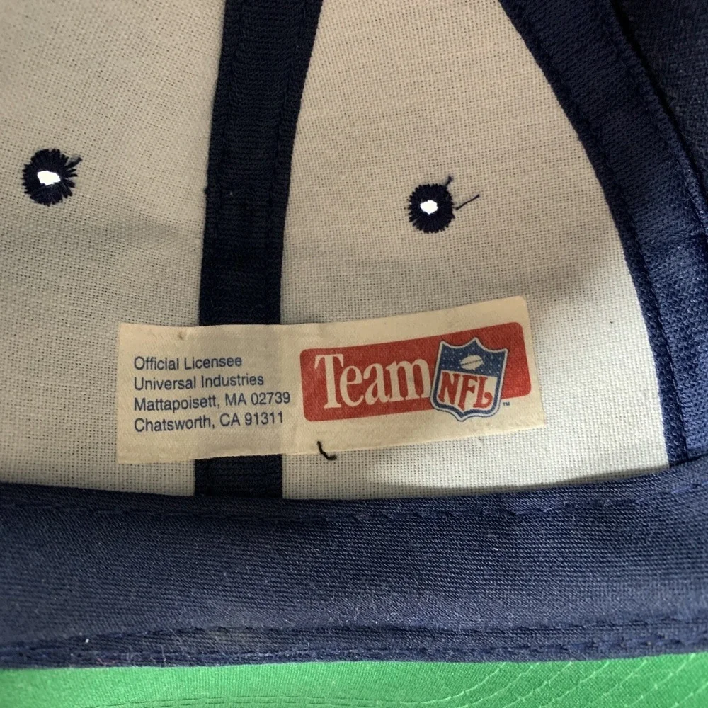 Vtg 1992 Dallas Cowboys NFL NFC Champions Snapback Hat Navy Embroidered Patch - Picture 10 of 11
